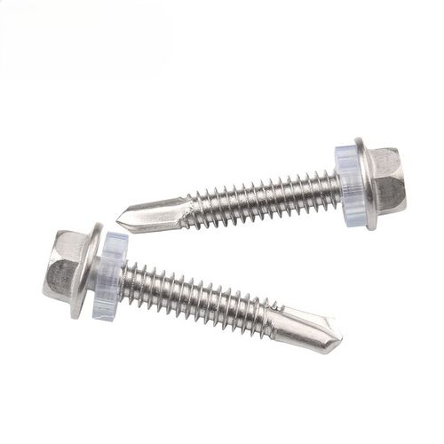 朵季多尺寸410不锈钢钻尾螺丝 外六角燕尾法兰自攻螺钉全解析